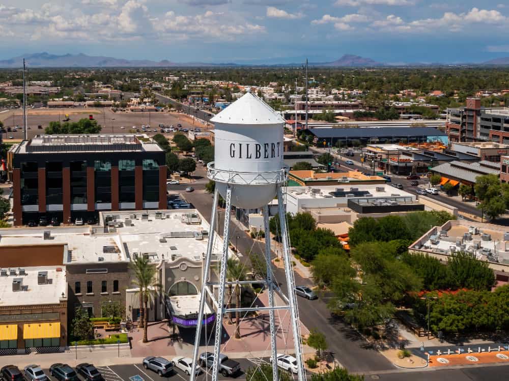 Gilbert Water Tower in Gilbert AZ