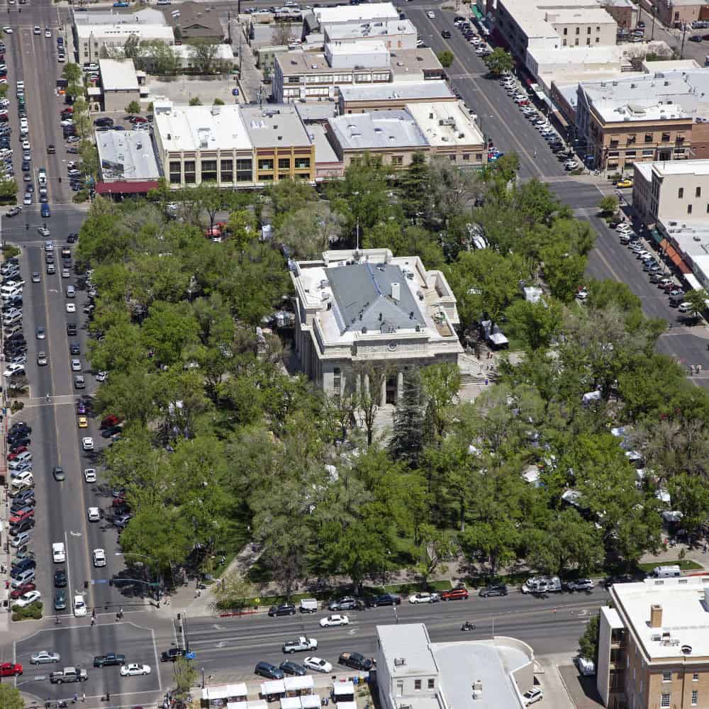 Prescott, AZ aerial view